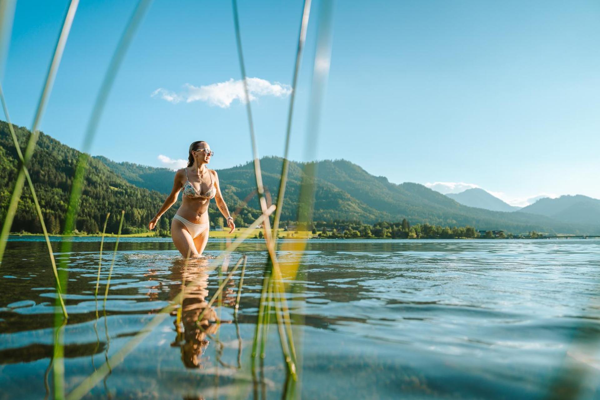 Kamenhof Aparthotel Weissensee Buitenkant foto